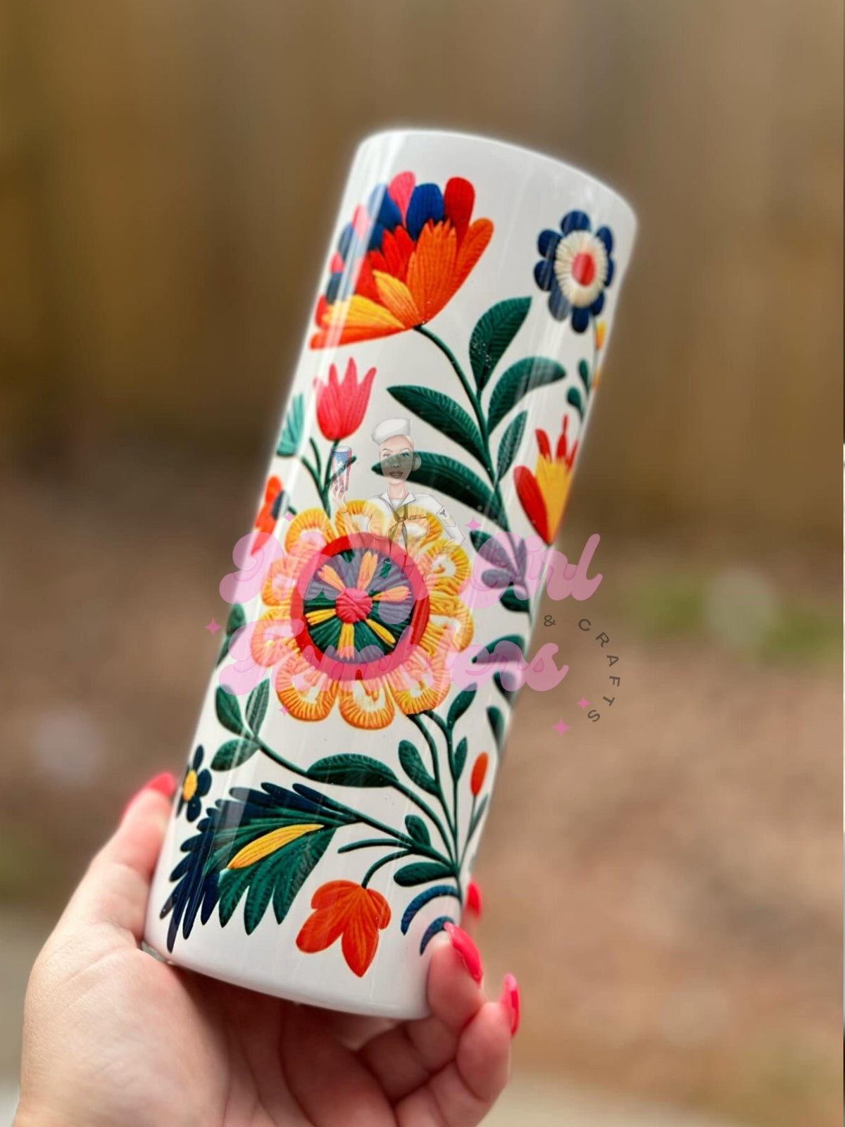 Embroidery 20oz tumbler