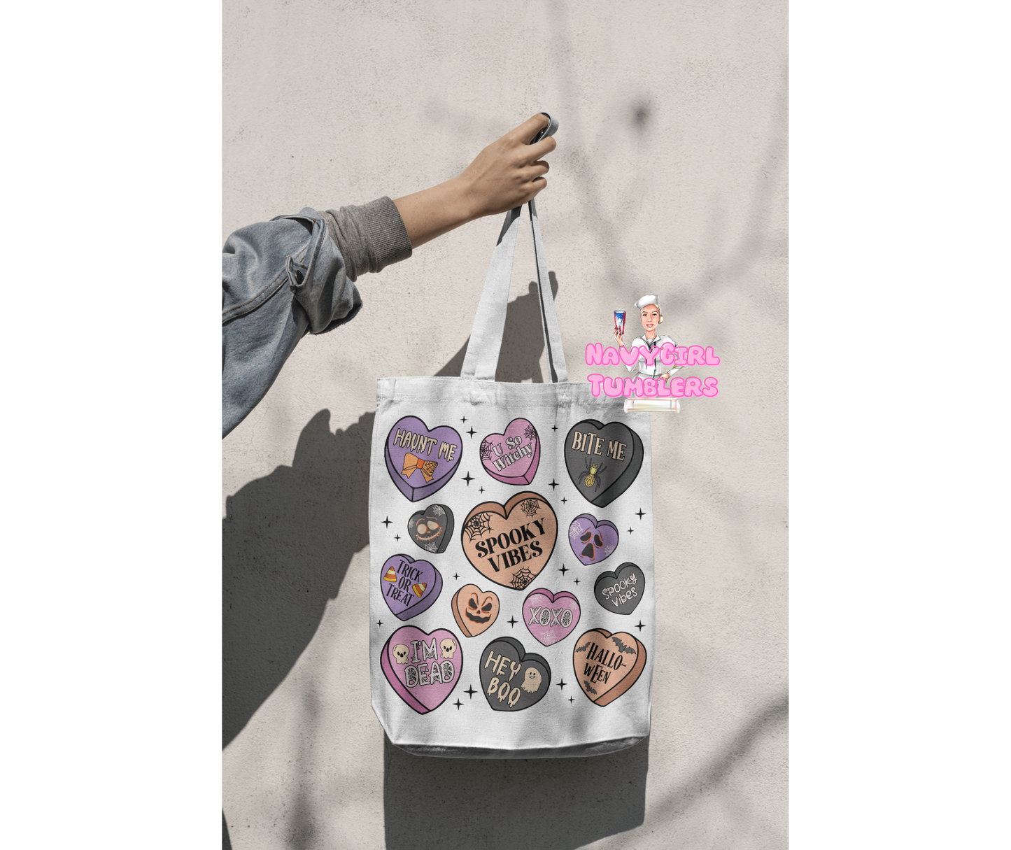 Spooky Vibes Candy Tote