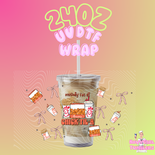 Nuggies and Fries 24oz UV DTF Wrap