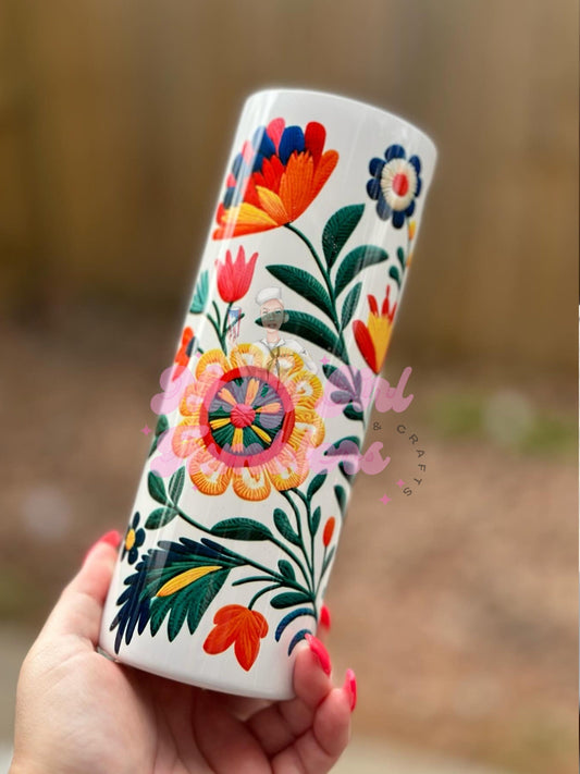Embroidery 20oz tumbler