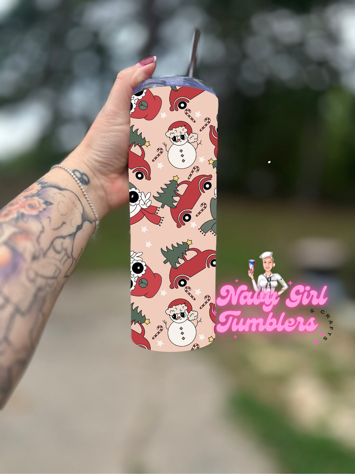Hippie Christmas Seamless