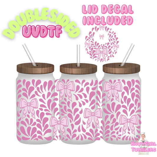 Pink Talavera UV DTF Wrap (Double Sided)