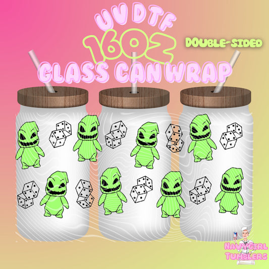 Boogie Monster 16oz UV DTF Wraps (Double Sided)