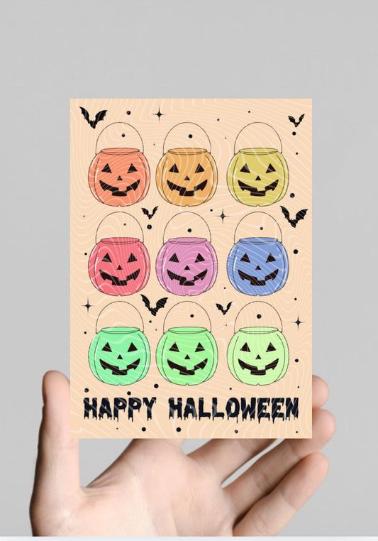 Halloween Packaging Insert Cards