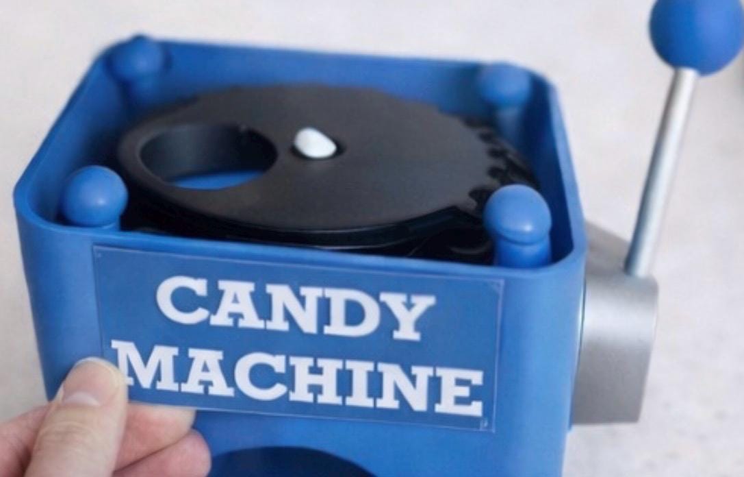 FACE PLATE for Candy Dispenser CUSTOM
