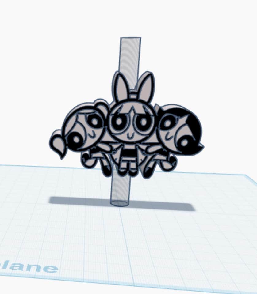 PPG Straw Topper Digital STL File