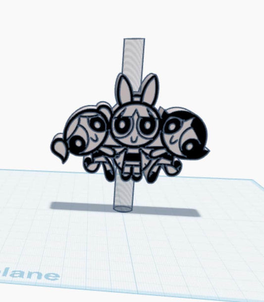 PPG Straw Topper Digital STL File
