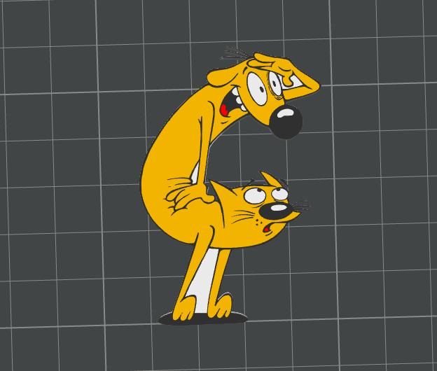 90s Cartoon Straw Topper Digital STL File