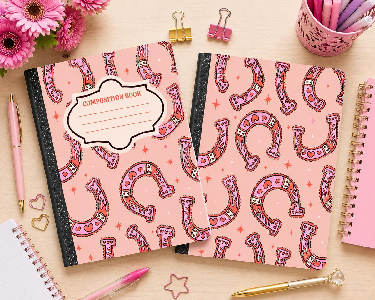 Horseshoe - Composition Notebook Cover PNGs