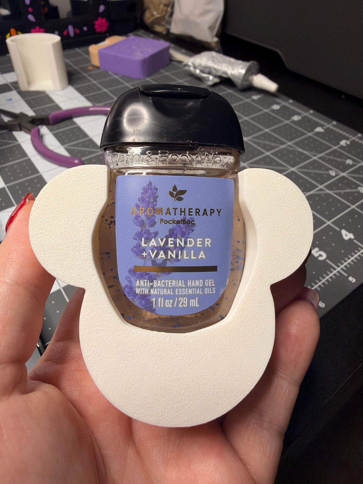 PocketBac Negative STL: 3D Printing File + Tutorial for Custom Sanitizer Holders